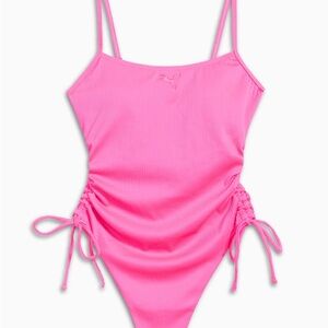 Puma Pink Bikini with Ruched Sides
